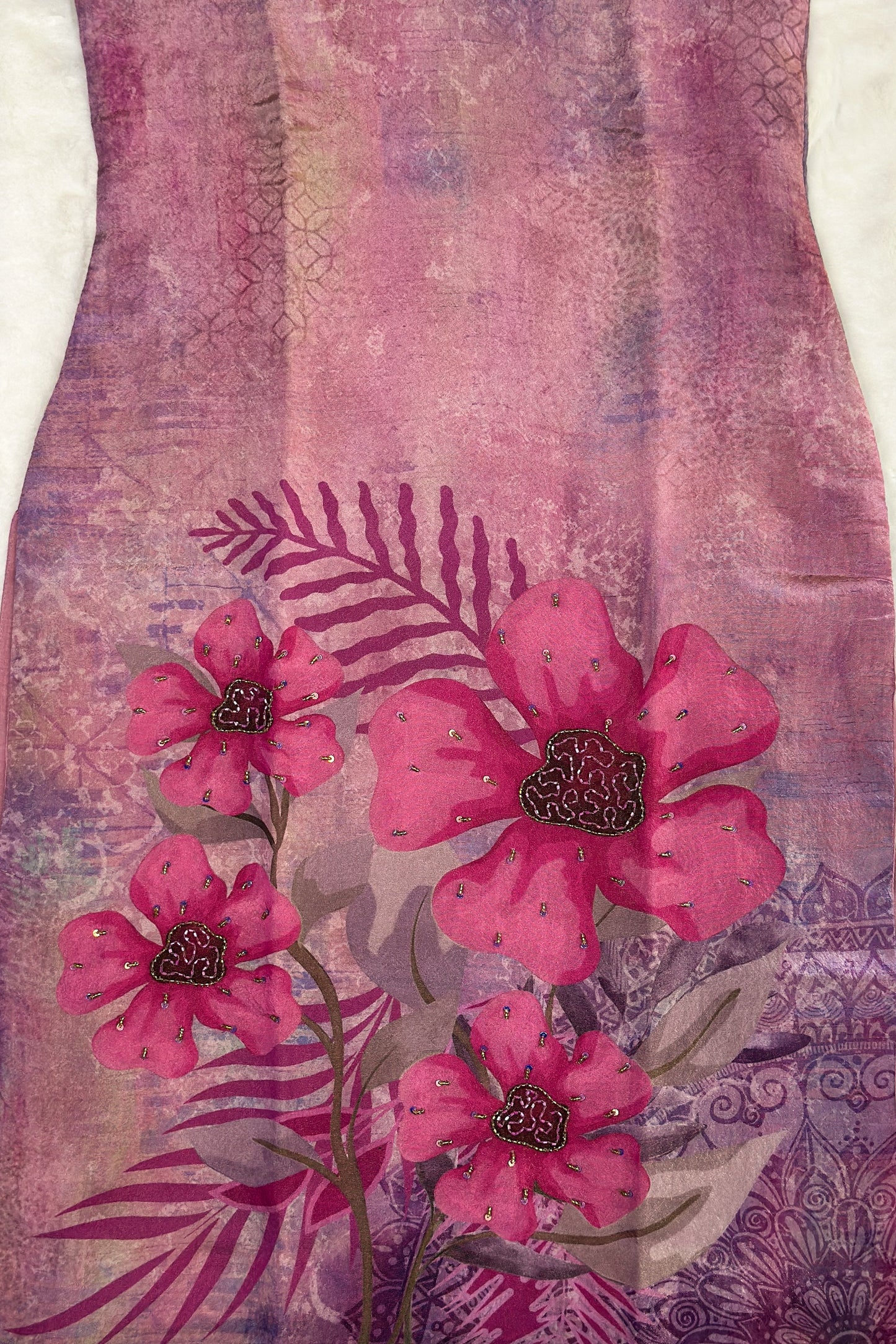 Fuchsia Glow Festive Set – Embellished Grace by Rang Sootra