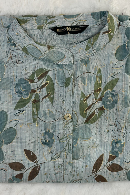 Sage Bloom Co-ord Set - Nature-Inspired Prints with Effortless Ease