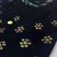 Women's Black Ryan Cotton Kurti – Subtle Glamour with Golden Butti Print
