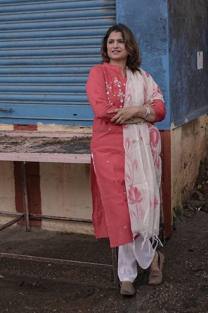 Crimson Elegance Festive Set – Timeless Charm by Rang Sootra