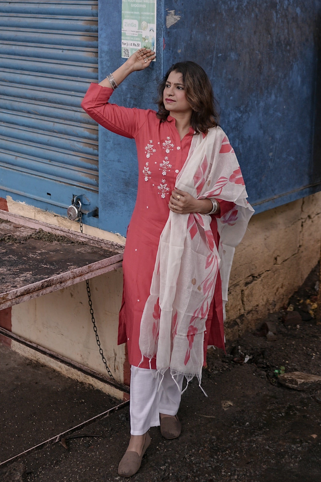 Crimson Elegance Festive Set – Timeless Charm by Rang Sootra