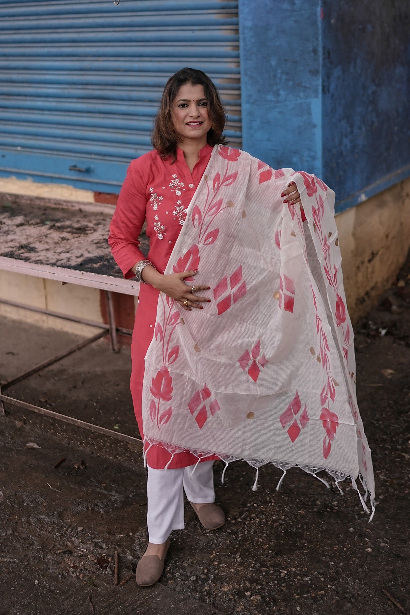 Crimson Elegance Festive Set – Timeless Charm by Rang Sootra