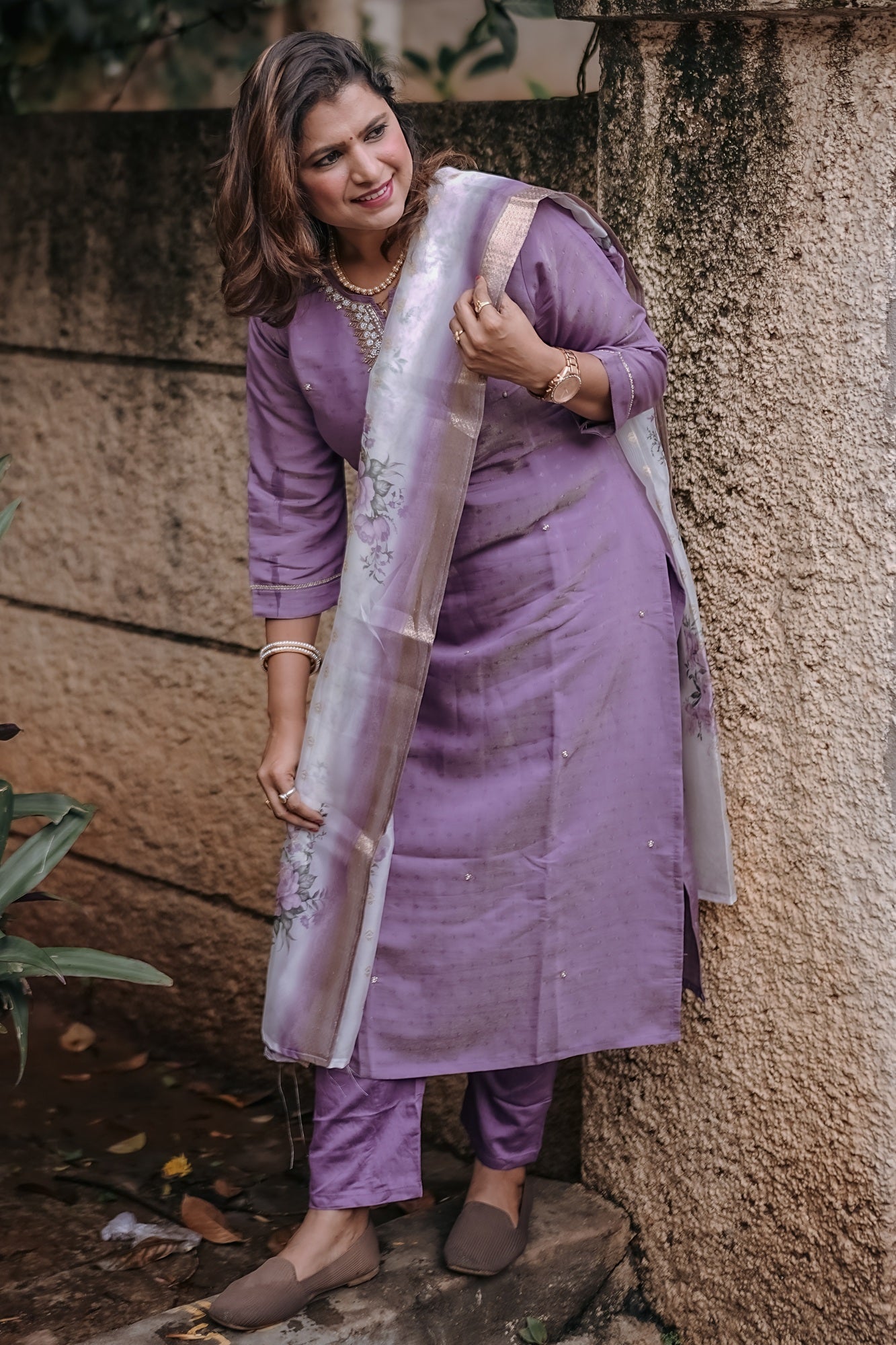 Lavender Gleam Festive Set – Timeless Grace by Rang Sootra