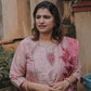 Rose Pink Embroidered Festive Kurta Set – Rang Sootra Radiance