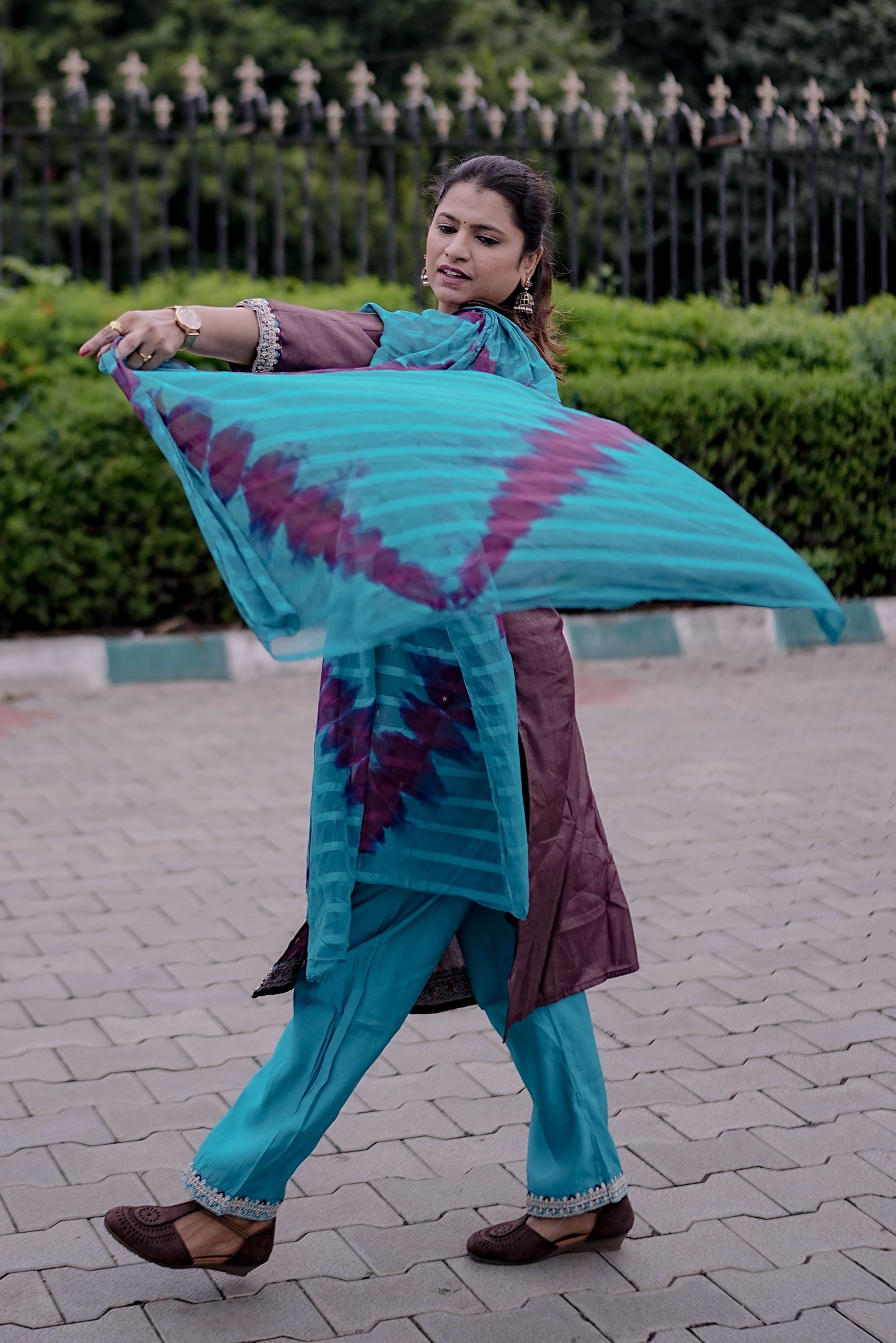 Teal Elegance Festive Set – Graceful Glamour by Rang Sootra