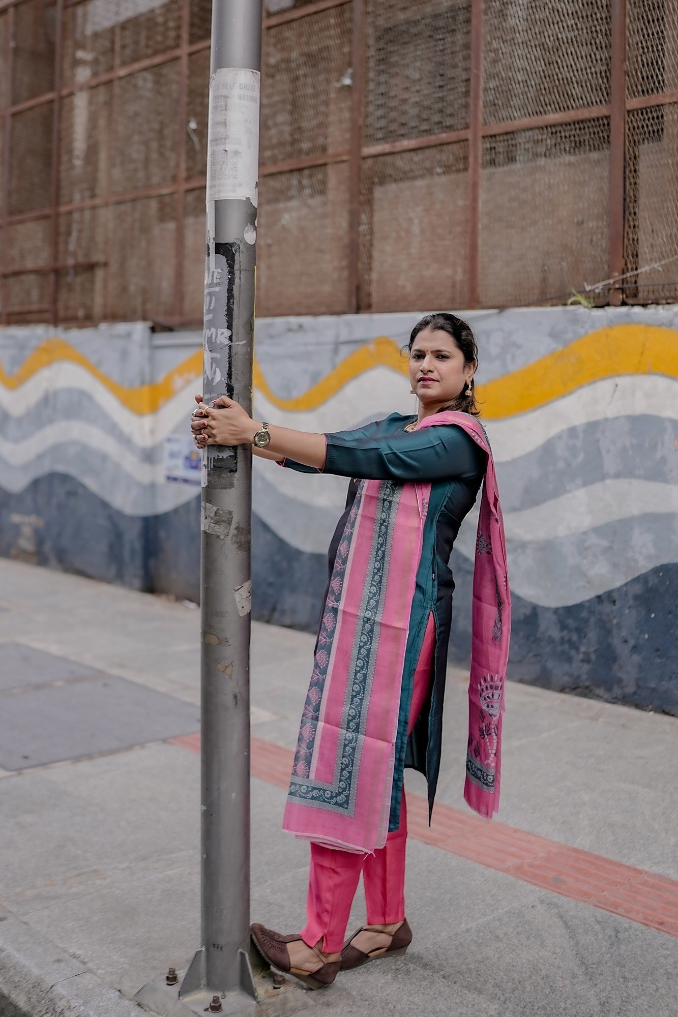 Teal Blossom Festive Set – Grace Redefined by Rang Sootra