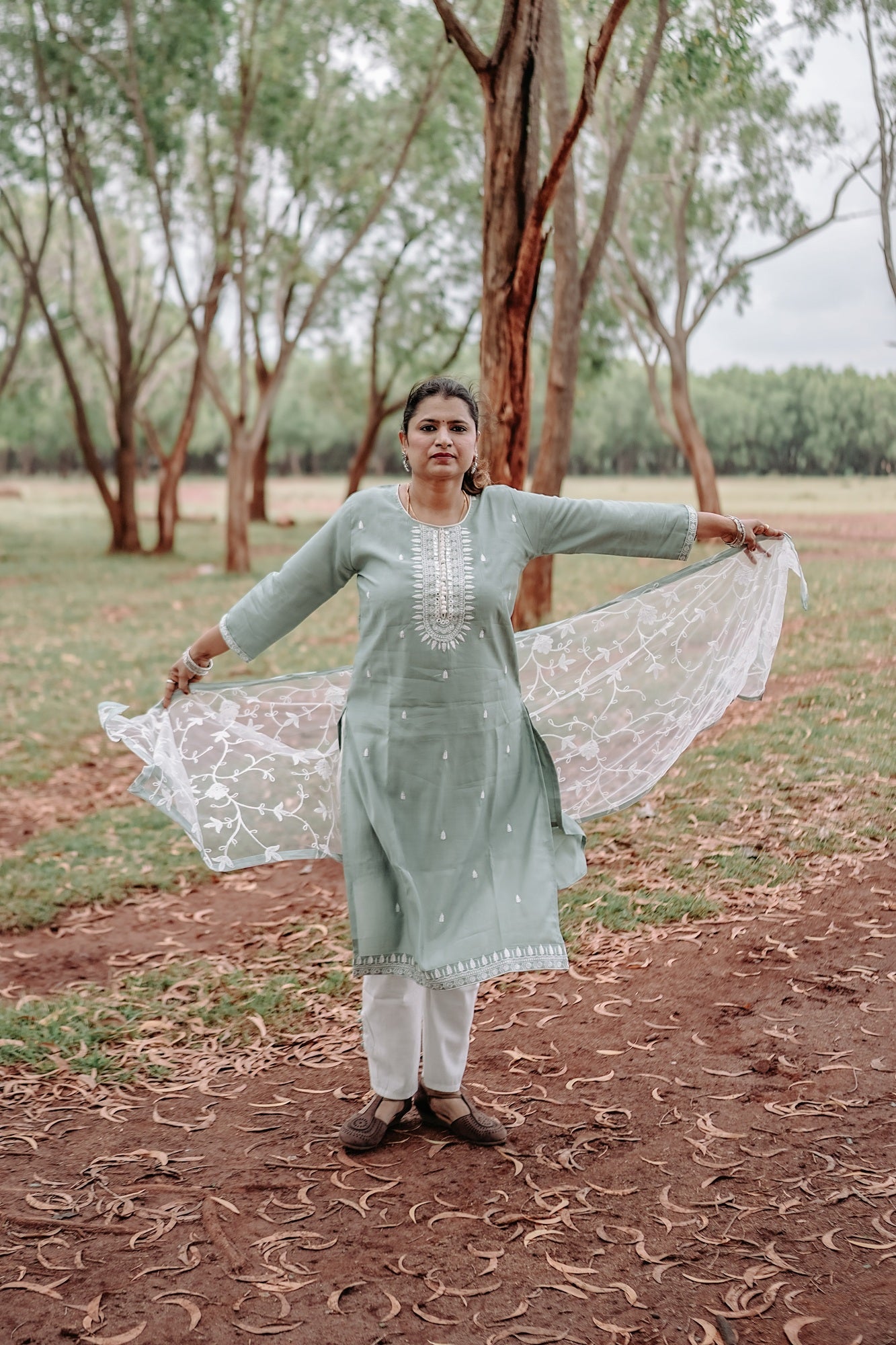 Sage Serenity Festive Set – Effortless Grace by Rang Sootra