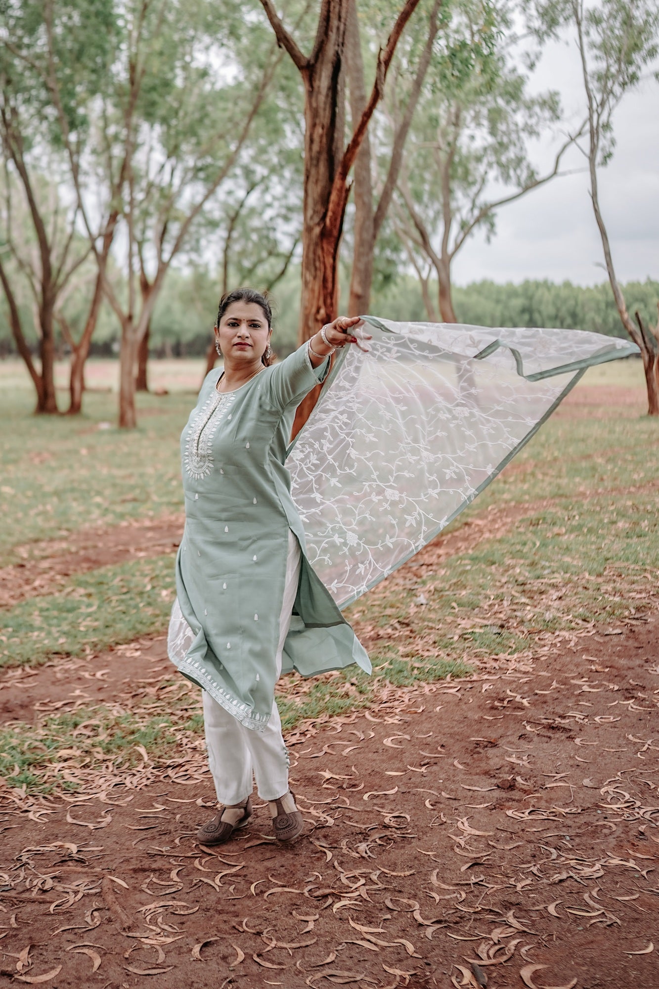 Sage Serenity Festive Set – Effortless Grace by Rang Sootra