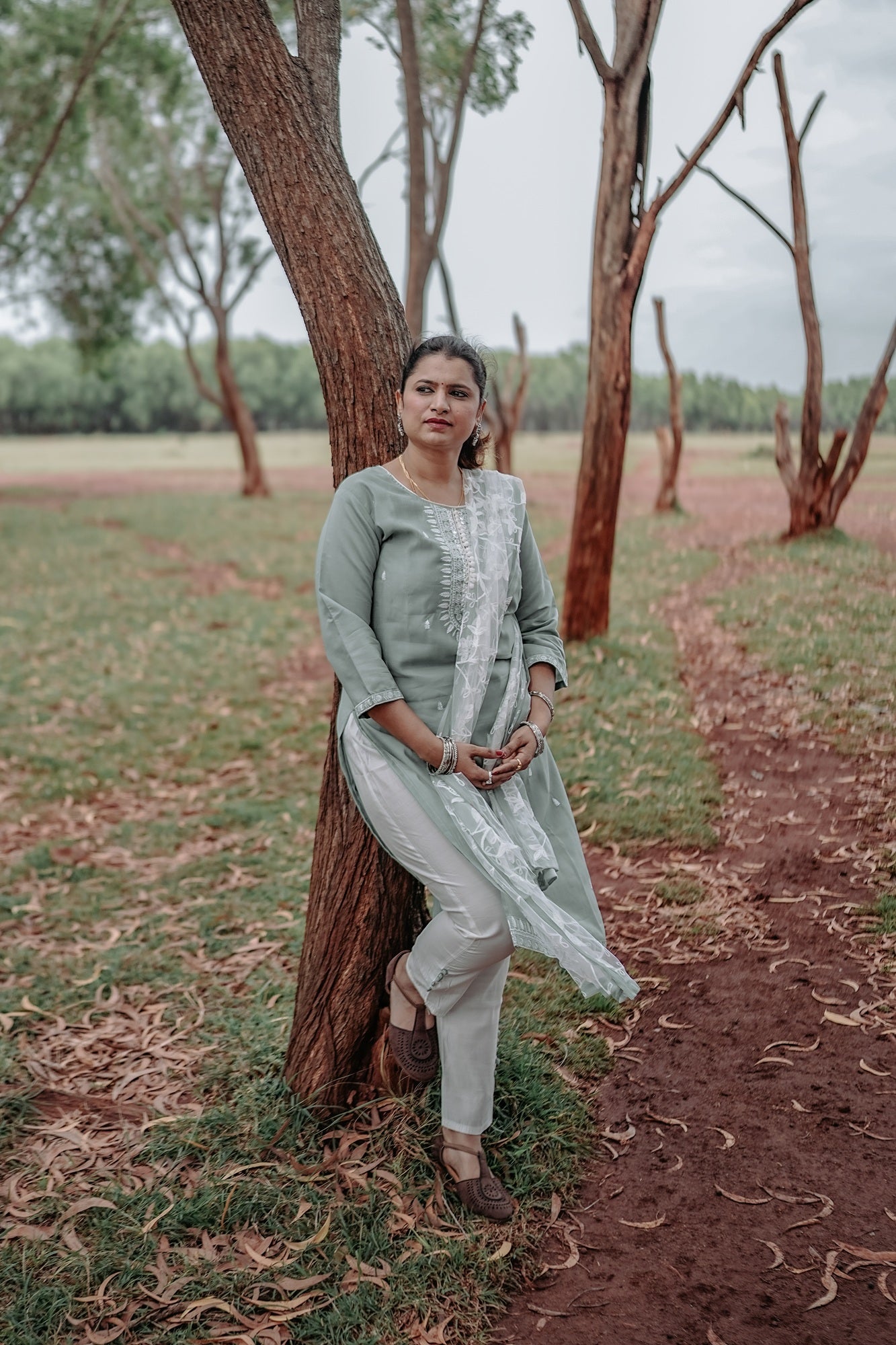 Sage Serenity Festive Set – Effortless Grace by Rang Sootra