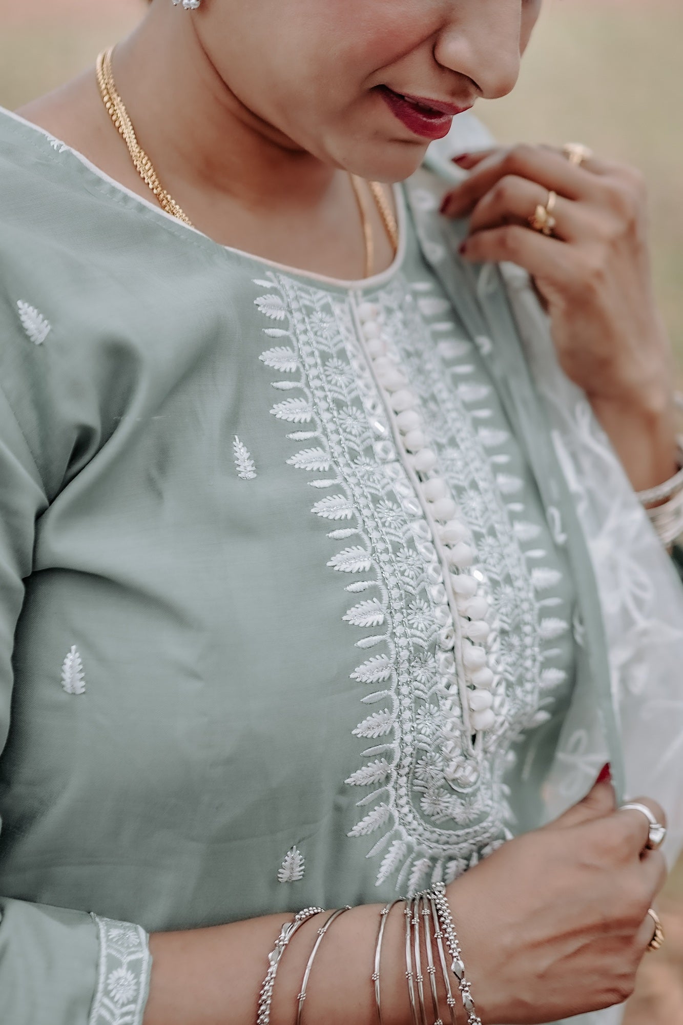 Sage Serenity Festive Set – Effortless Grace by Rang Sootra