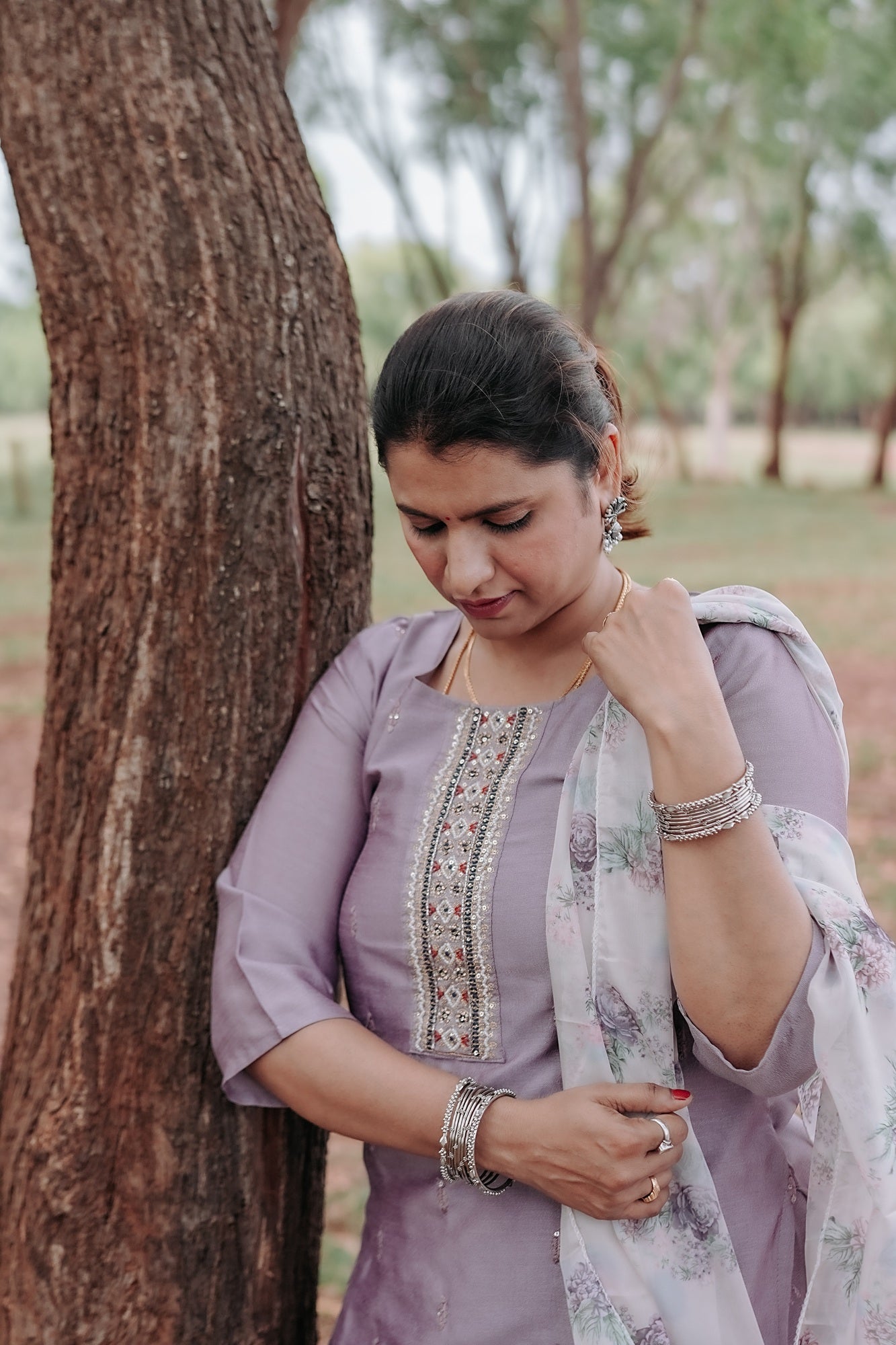 Lavender Whisper Festive Set – Subtle Sophistication by Rang Sootra