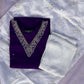 Royal Purple & White Embroidered Festive Kurta Set – Rang Sootra Grace