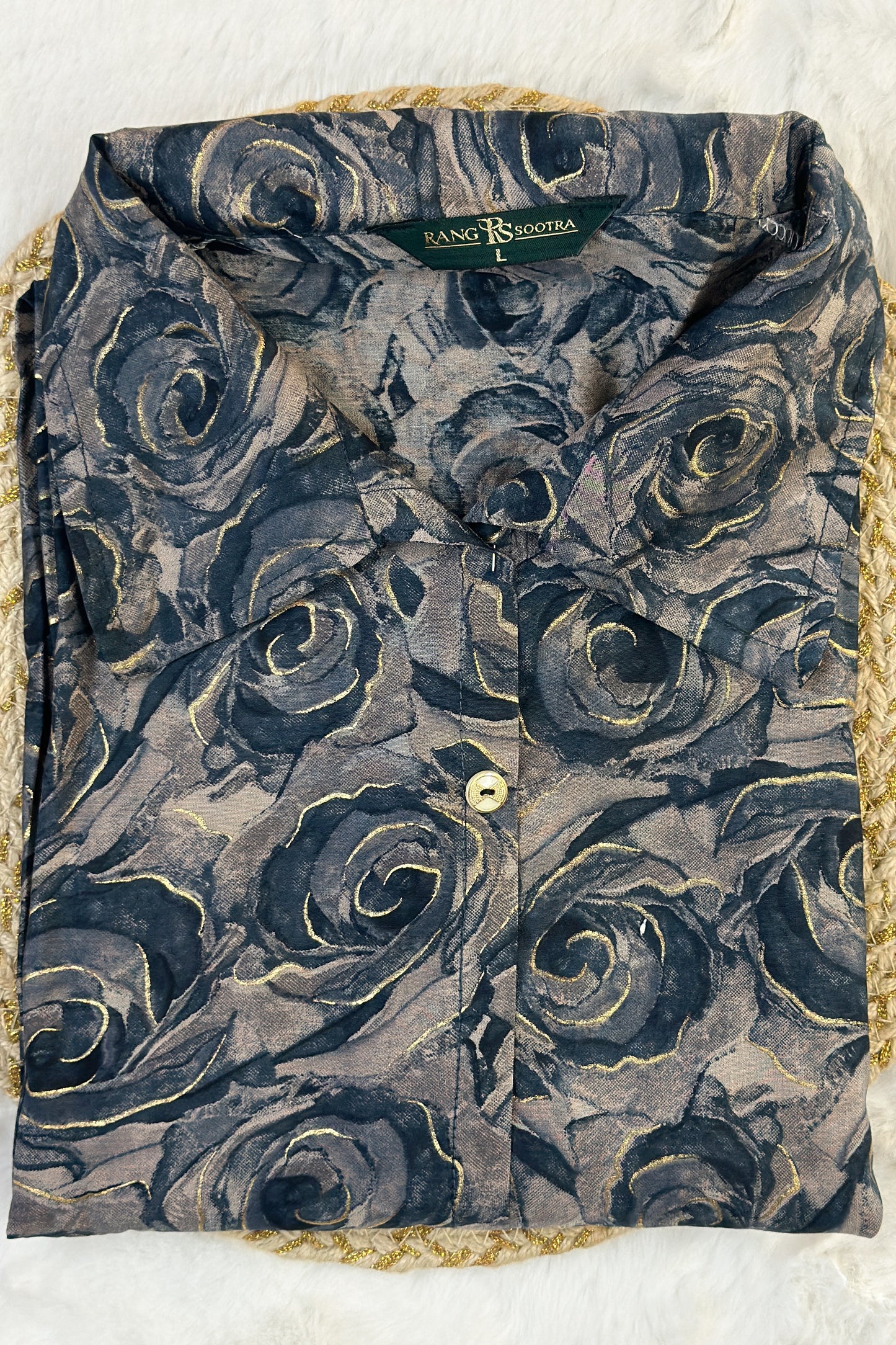 Midnight Rose Co-ord Set – Artistic Prints with Modern Edge