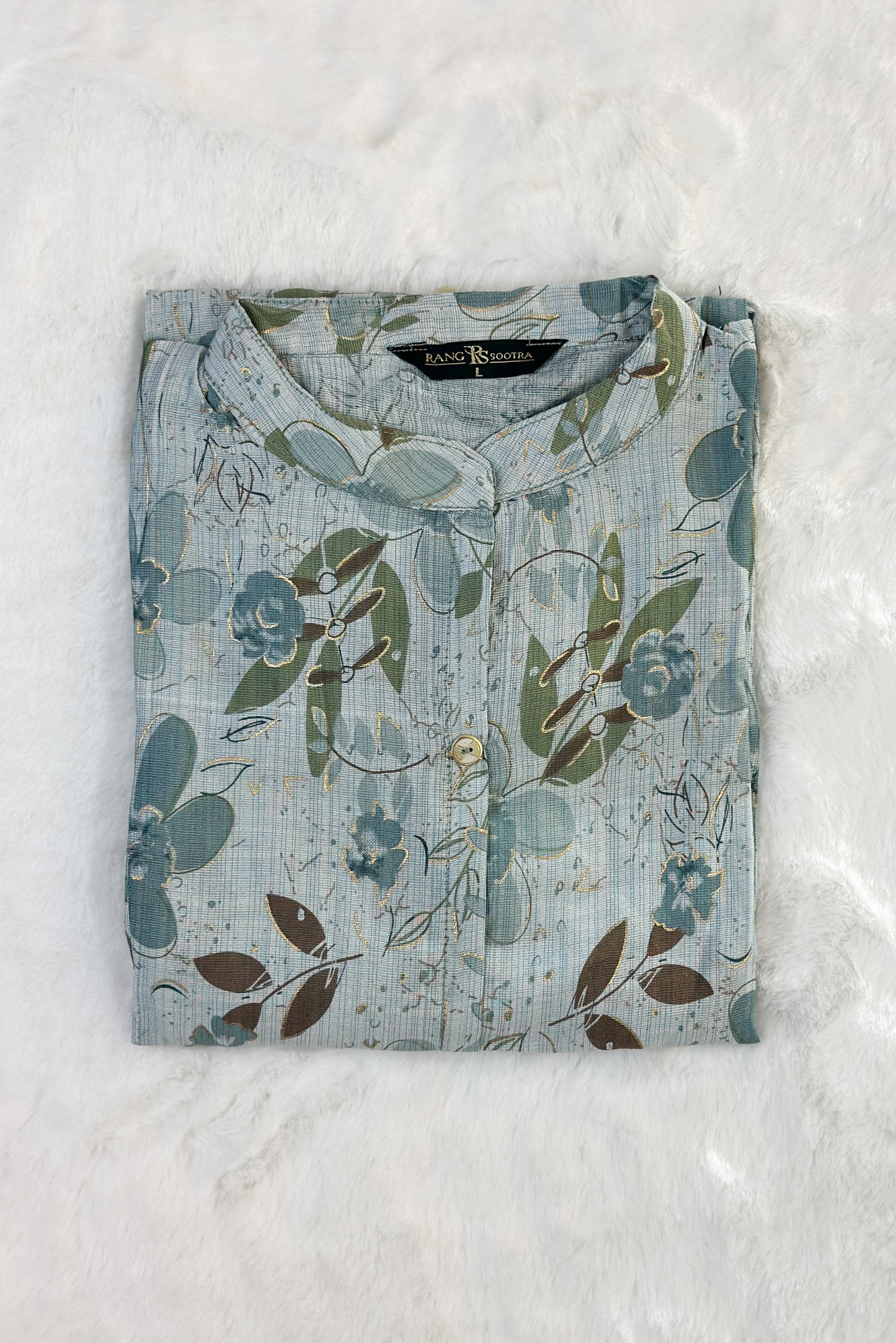 Sage Bloom Co-ord Set - Nature-Inspired Prints with Effortless Ease
