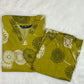 Women’s Olive Green Floral Co-ord Set – Contemporary Chic with Nature-Inspired Prints
