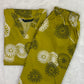Women’s Olive Green Floral Co-ord Set – Contemporary Chic with Nature-Inspired Prints