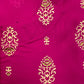 Women's Magenta Ryan Cotton Kurti – Festive Bloom Print with Elegant Button Detail