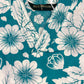 Women’s Turquoise Tropical Floral Co-ord Set – Breezy Elegance with Vibrant Charm