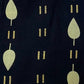 Women's Black Ryan Cotton Kurti – Linear Ikat-Inspired Elegance with Mandarin Neckline